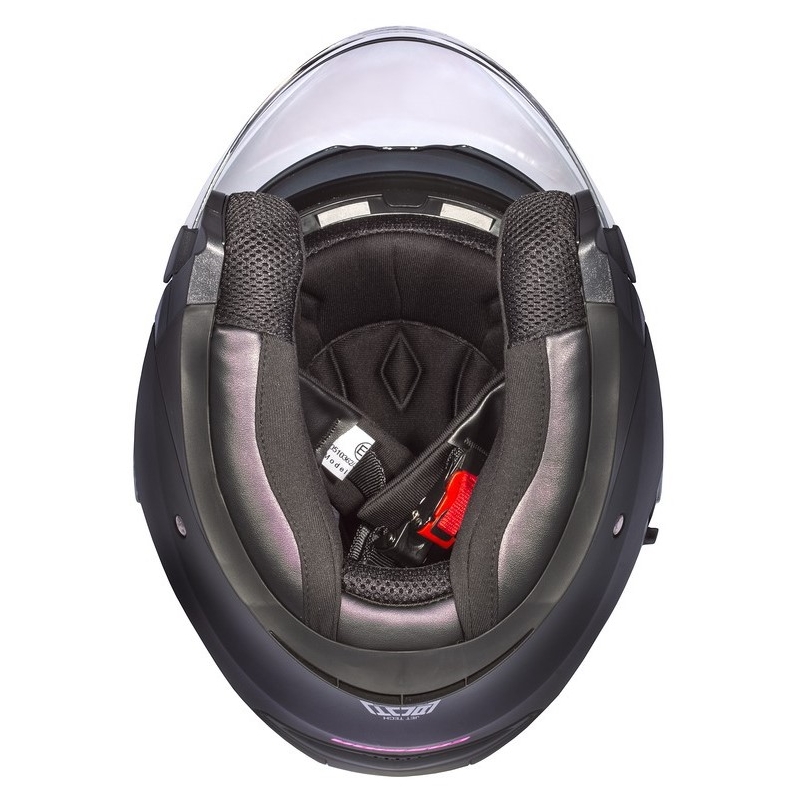 Cassida Jet Tech Open Motorradhelm Schwarz und Rosa