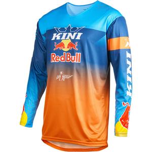 Motocross-Trikot KINI Red Bull 1.0 Rallye blau-orange