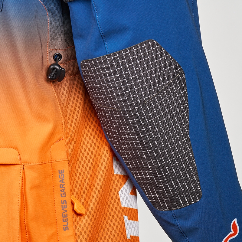 Motocross-Jacke KINI Red Bull 1.0 Rallye blau-orange