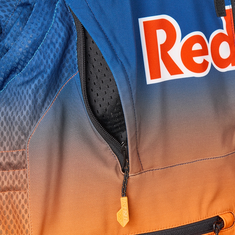 Motocross-Jacke KINI Red Bull 1.0 Rallye blau-orange