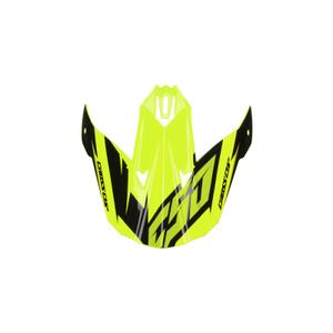 Cassida Cross Cup Two Helmvisier schwarz-grau-fluo gelb