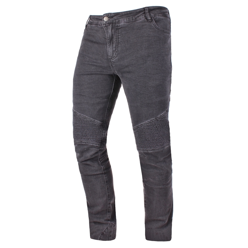 Motorradjeans Street Racer Spike schwarz - Qualität II