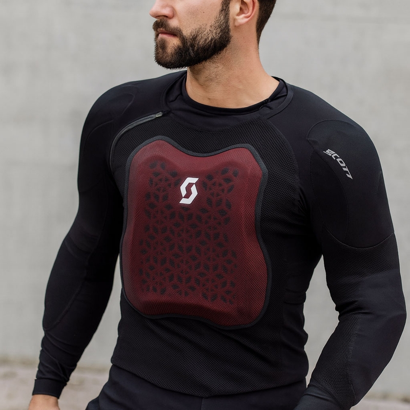 SCOTT Softcon Air Körperprotektor schwarz-grau