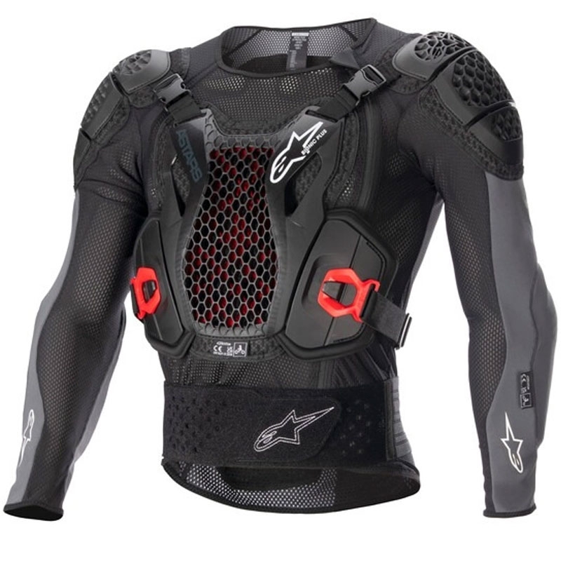 Alpinestars Bionic Plus 2 schwarz-grau-rot Körperprotektor