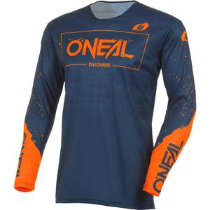 O'Neal Mayhem Paint blau-oranges Motocross-Trikot