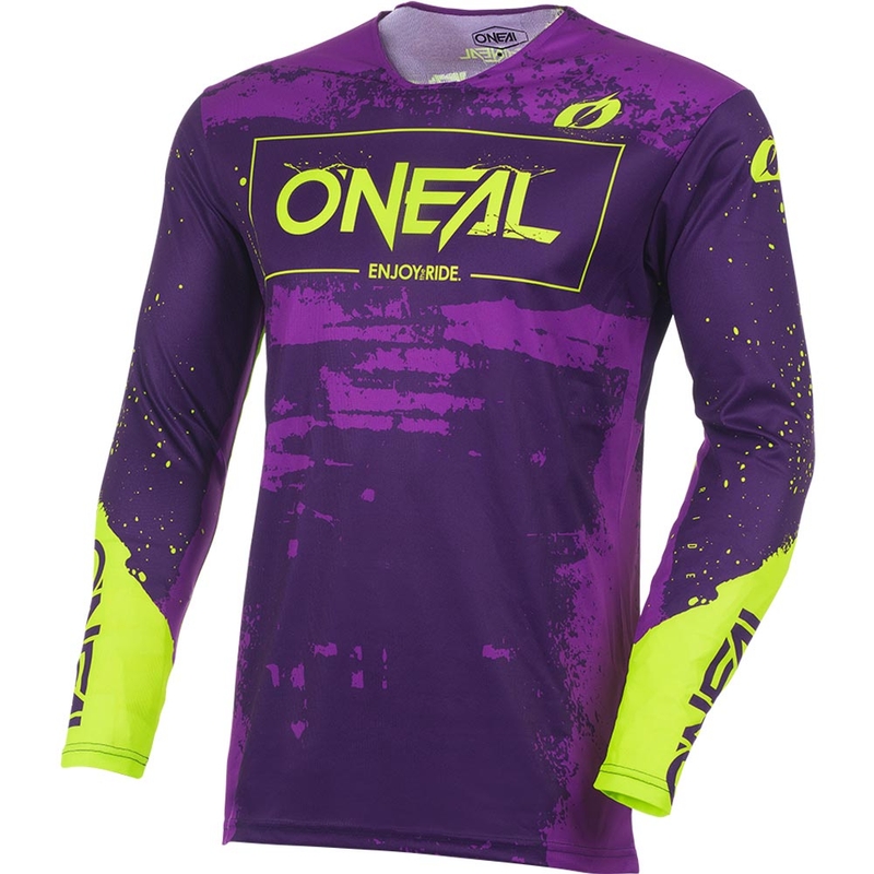 O'Neal Mayhem Paint Motocross-Trikot Lila-Neongelb