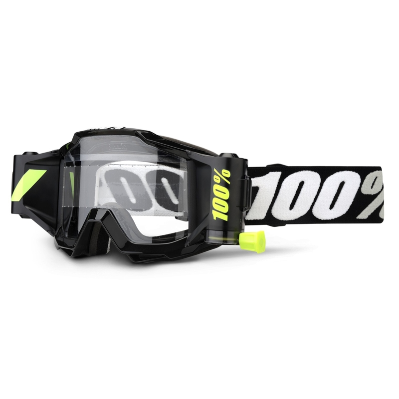100% Accuri Forecast Tornado Motocrossbrille (klares Plexiglas)
