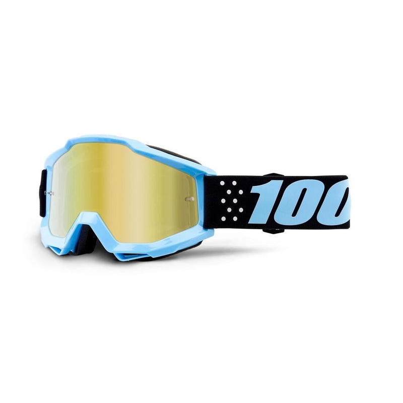Kinder-Motocross-Brille 100% Accuri Taichi (gold verspiegeltes Plexiglas)