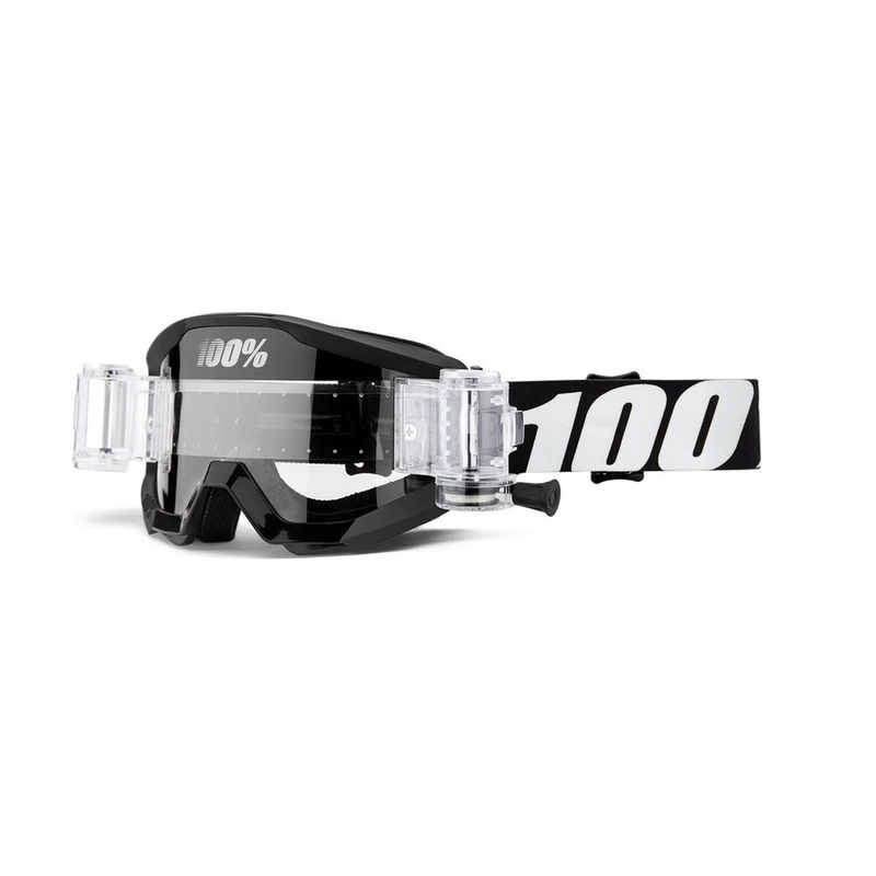 Motocross-Schutzbrille 100% Strata Mud Outlaw (klares Plexiglas)