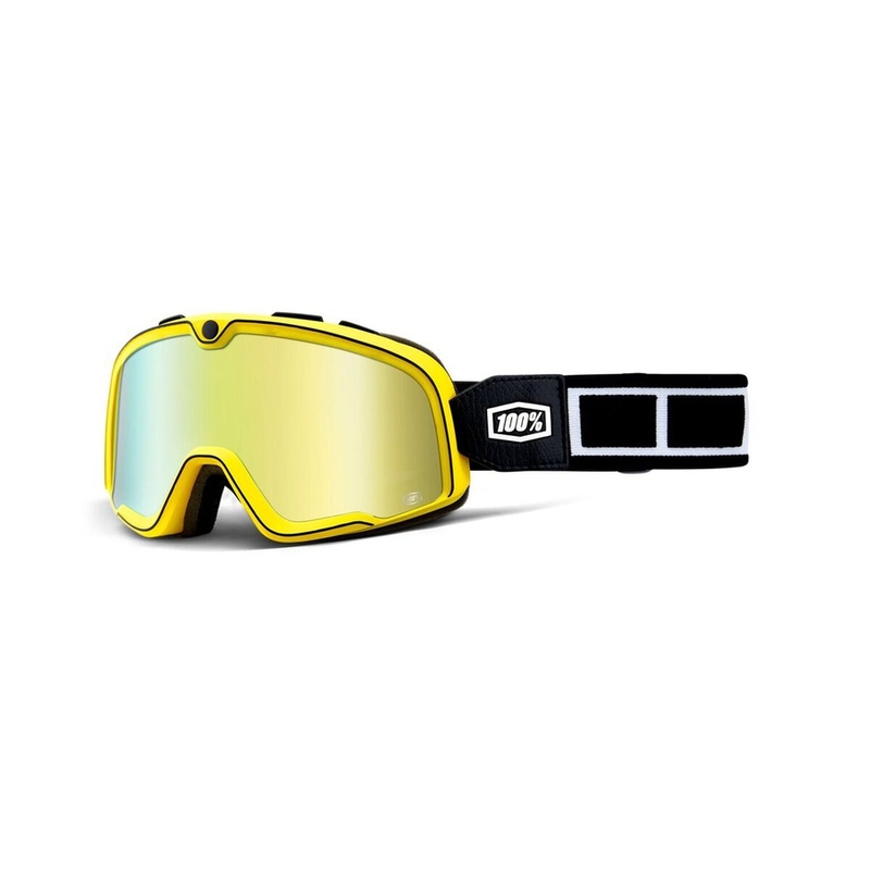 100% Barstow Burnworth Motocross-Brille (gold verspiegeltes Plexiglas)