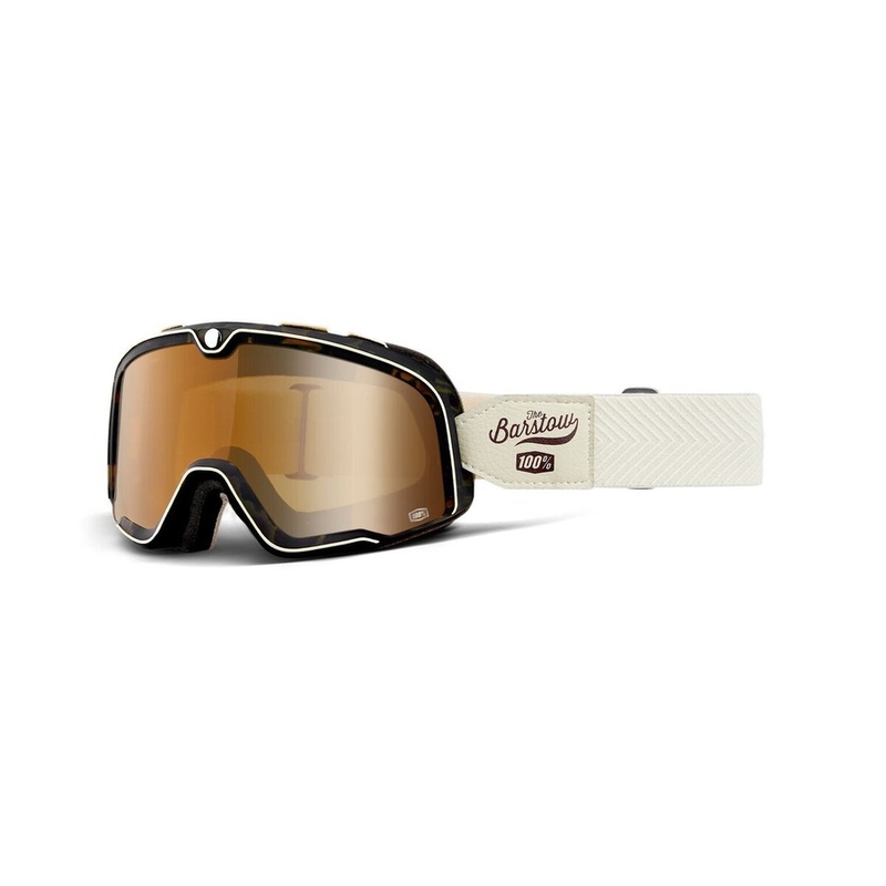 100% Barstow Louis Motocross-Brille (bronzefarbenes Plexiglas)