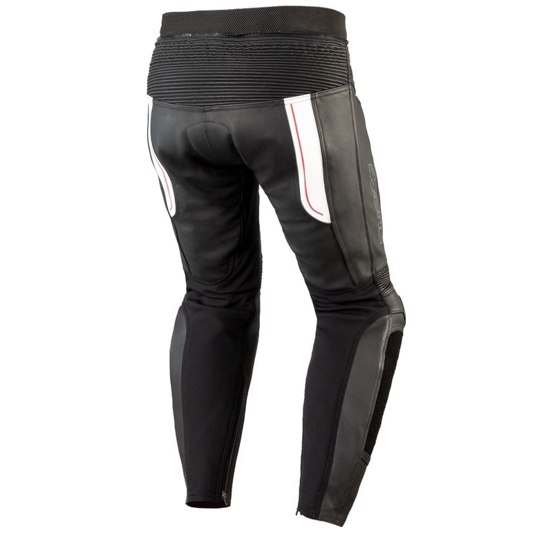 Ozone Volt Schwarz-Weiß-Motorradhosen