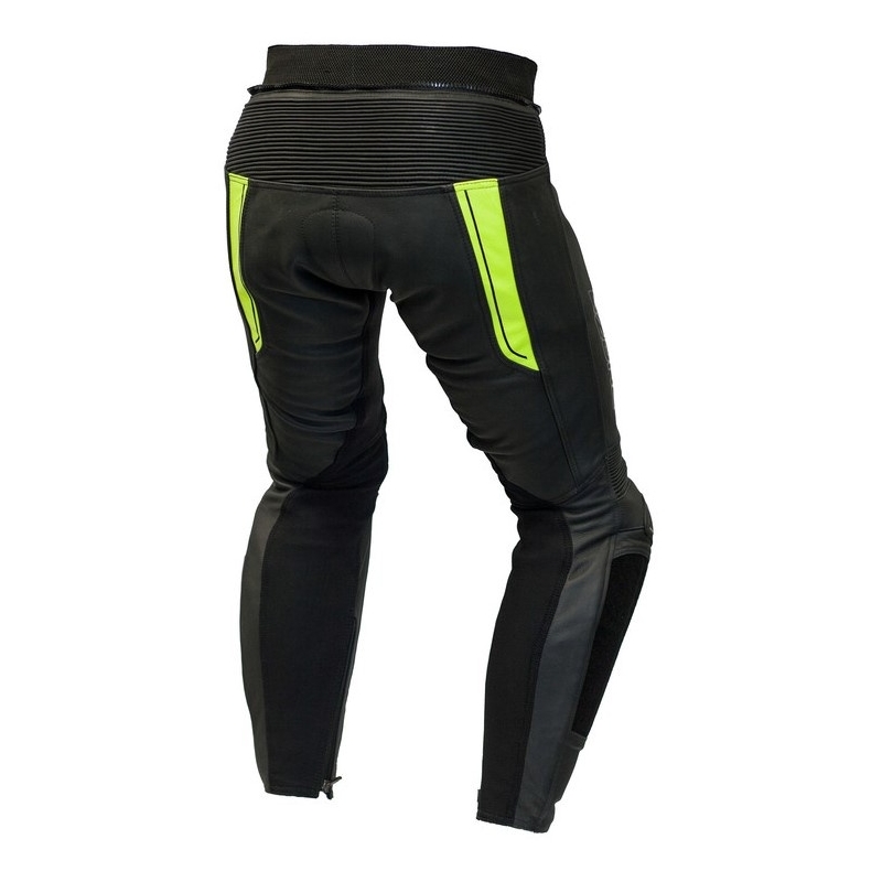 Ozone Volt Schwarz-Fluo Gelb Motorradhosen Ausverkauf