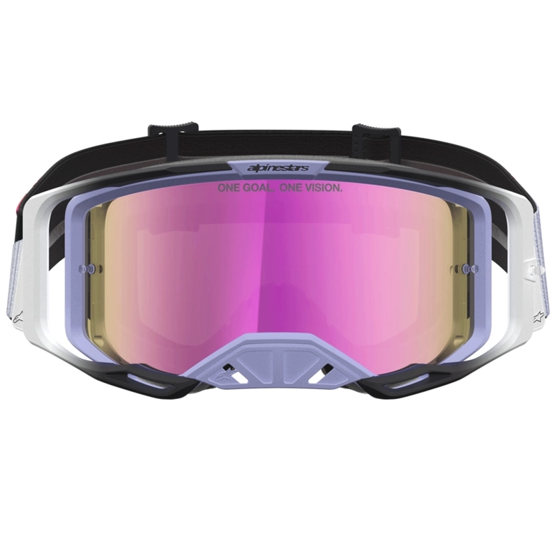Alpinestars Vision 8 Maven Motocross-Brille, Lavendel-Schwarz