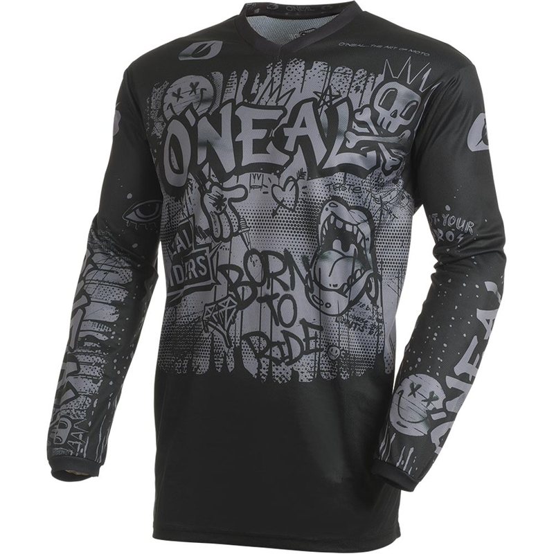 O'Neal Element Rancid Motocross-Trikot schwarz-grau