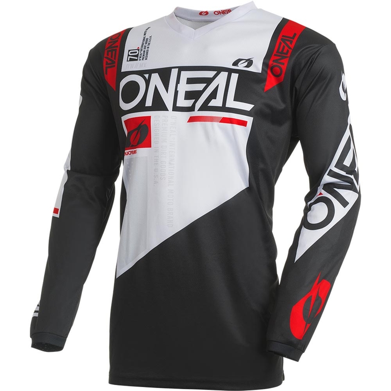 O'Neal Element Factor Motocross-Trikot schwarz-weiß
