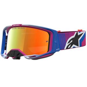 Alpinestars Vision 8 Maven Motocross-Brille rot-schwarz
