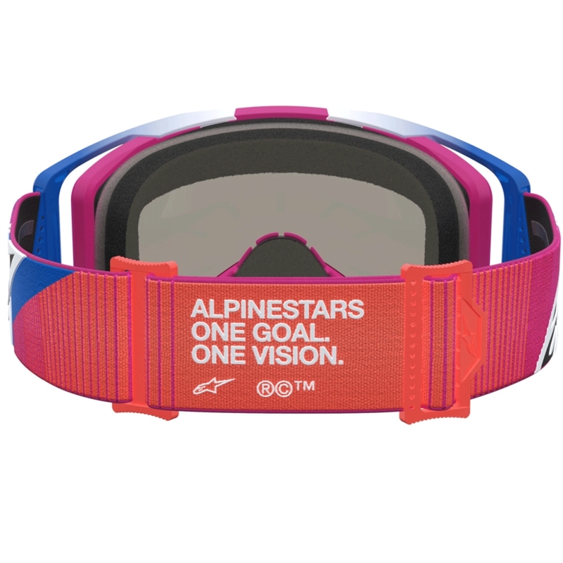 Alpinestars Vision 8 Maven Motocross-Brille rot-schwarz
