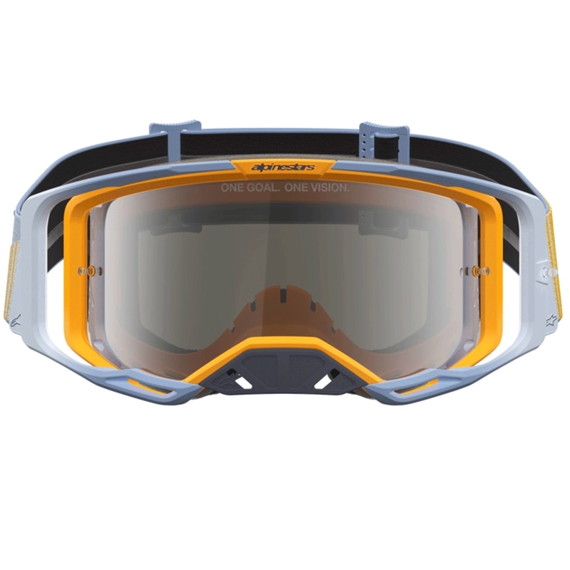 Alpinestars Vision 8 Maven blau-orange Motocross-Brille