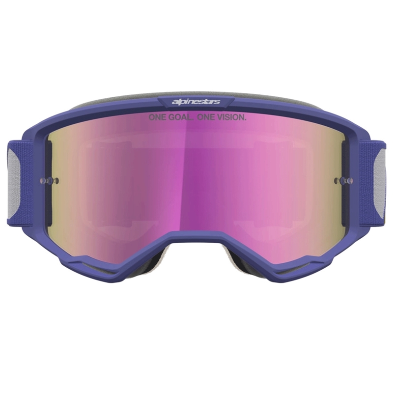 Alpinestars Vision 5 Drag Motocross-Brille rot-lila