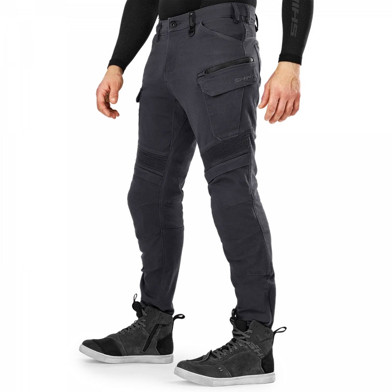 Shima Giro 3.0 verlängerte Motorradhose grau