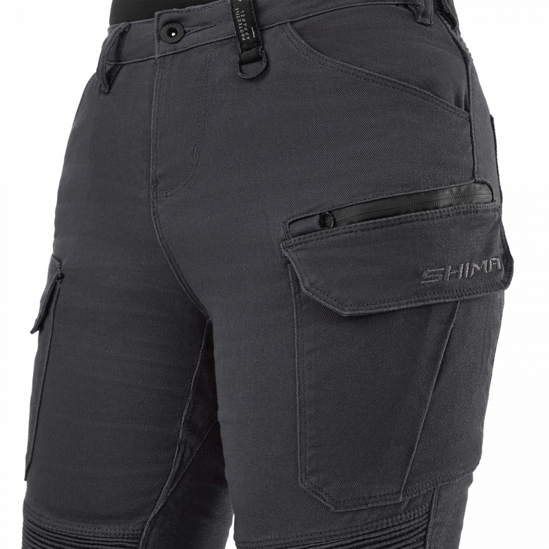 Shima Giro 3.0 Damen-Motorradhose mit verlängertem Bein, grau