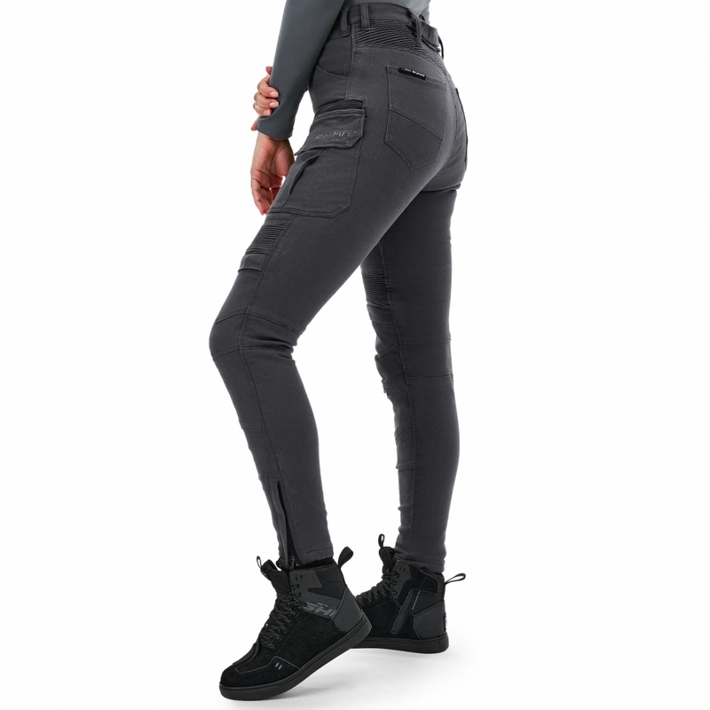 Shima Giro 3.0 Damen-Motorradhose mit verlängertem Bein, grau
