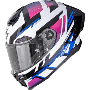 Scorpion EXO-RACE Air Carbon Fury Integralhelm, weiß-rosa-blau