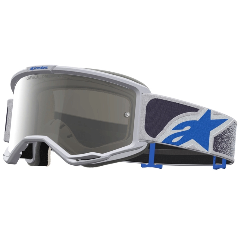 Alpinestars Vision 5 Drag Motocross-Brille, hellviolett-blau
