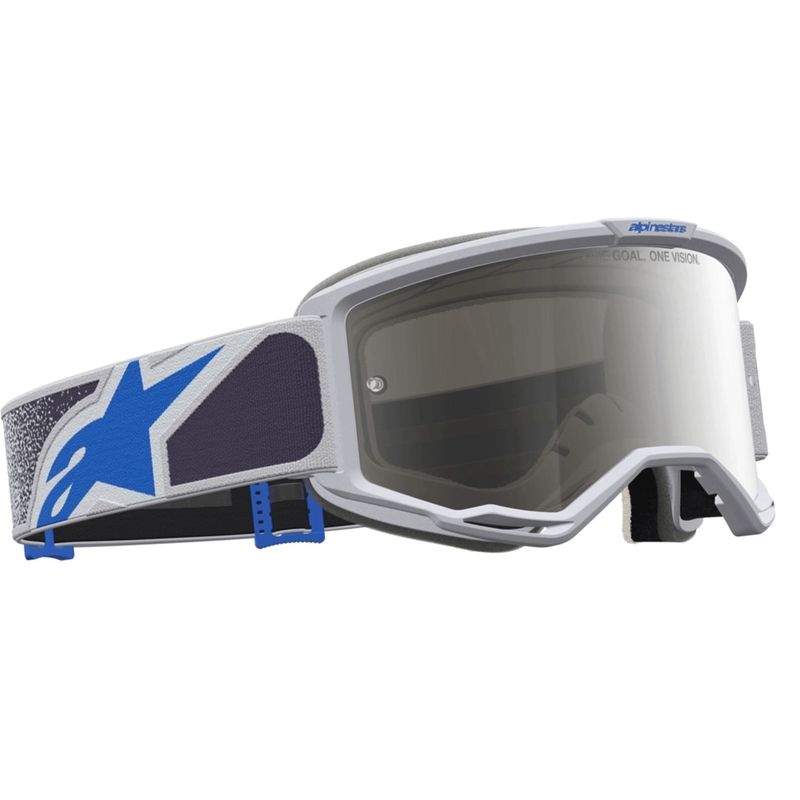 Alpinestars Vision 5 Drag Motocross-Brille, hellviolett-blau