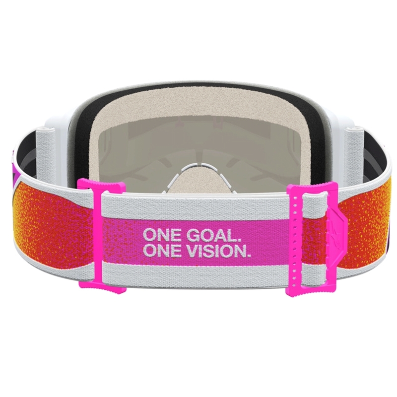 Alpinestars Vision 5 Drag Motocross-Brille orange-rot