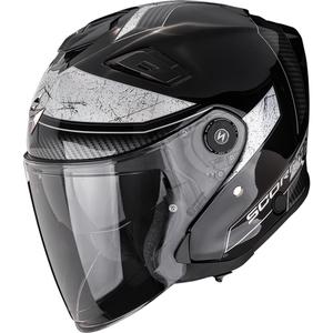 Scorpion EXO-GT Jet Crest offener Motorradhelm Schwarz-Silber