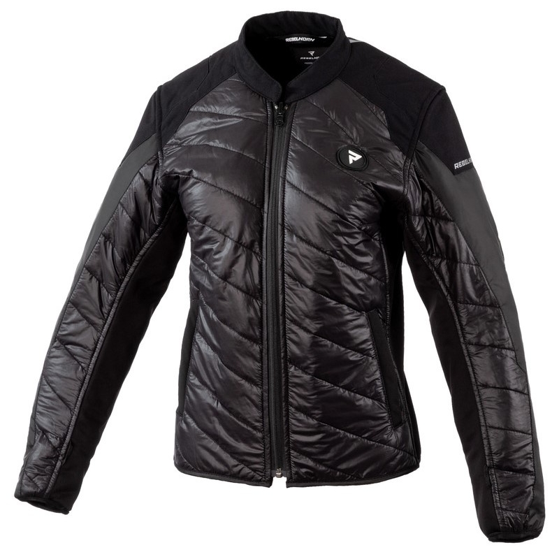 Rebelhorn Hardy II Damen Motorradjacke Schwarz und Sand
