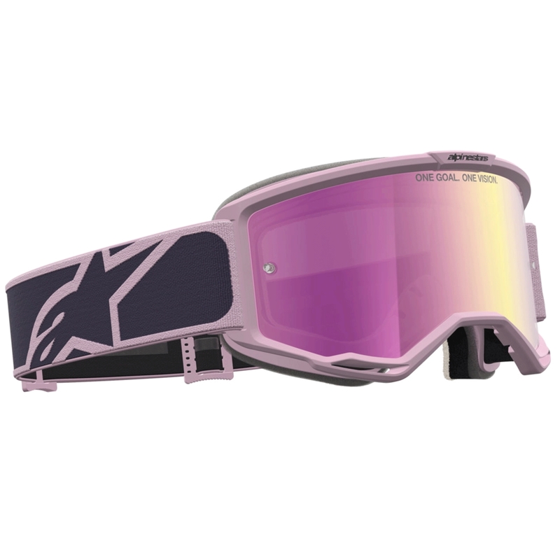 Alpinestars Vision 5 Rora Motocross-Brille, dunkelgrau-rosa