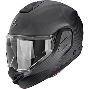 Scorpion EXO-TECH II Carbon Solid Klapphelm für Motorräder, mattschwarz