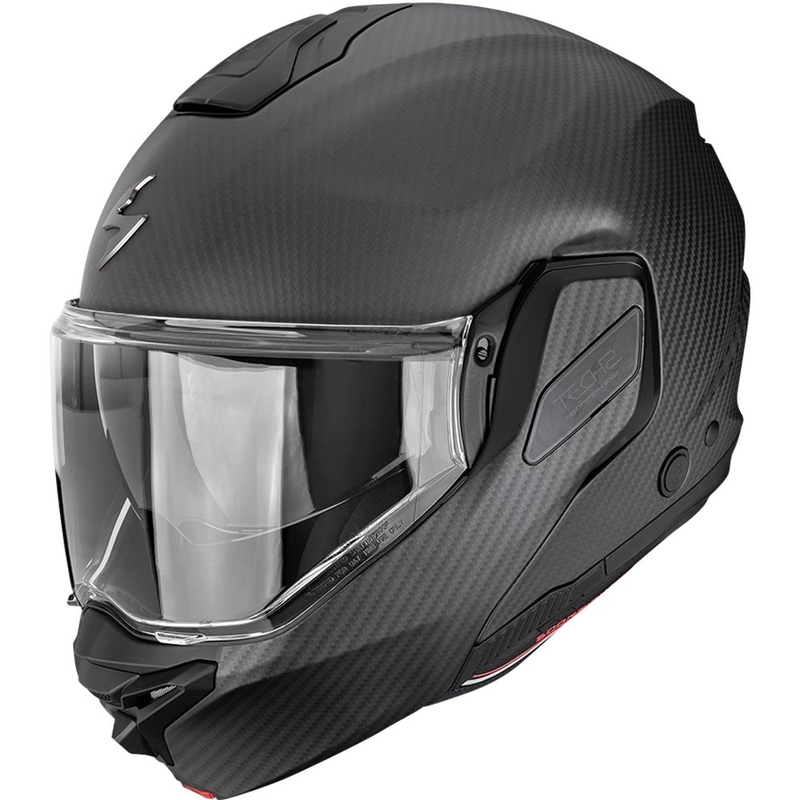 Scorpion EXO-TECH II Carbon Solid Klapphelm für Motorräder, mattschwarz