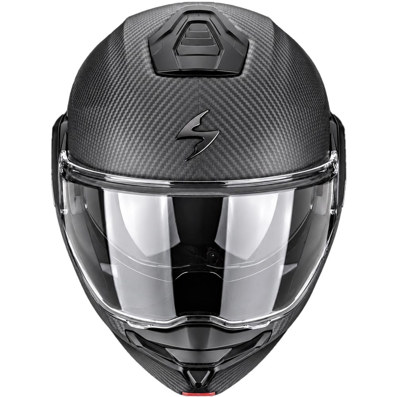 Scorpion EXO-TECH II Carbon Solid Klapphelm für Motorräder, mattschwarz