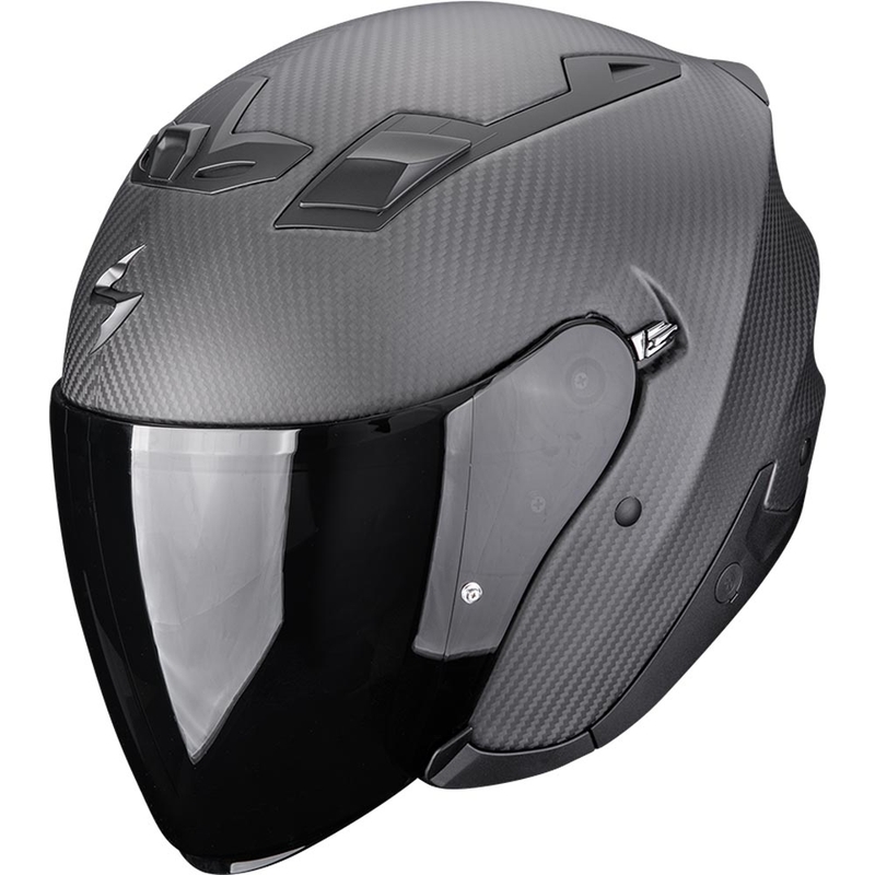 Scorpion EXO-Z1 Carbon Solid Open Face Motorradhelm, Mattschwarz