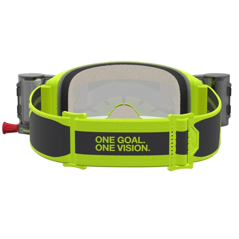 Alpinestars Vision 5 Rora Roll-Off Motocross-Brille, Fluogelb-Schwarz