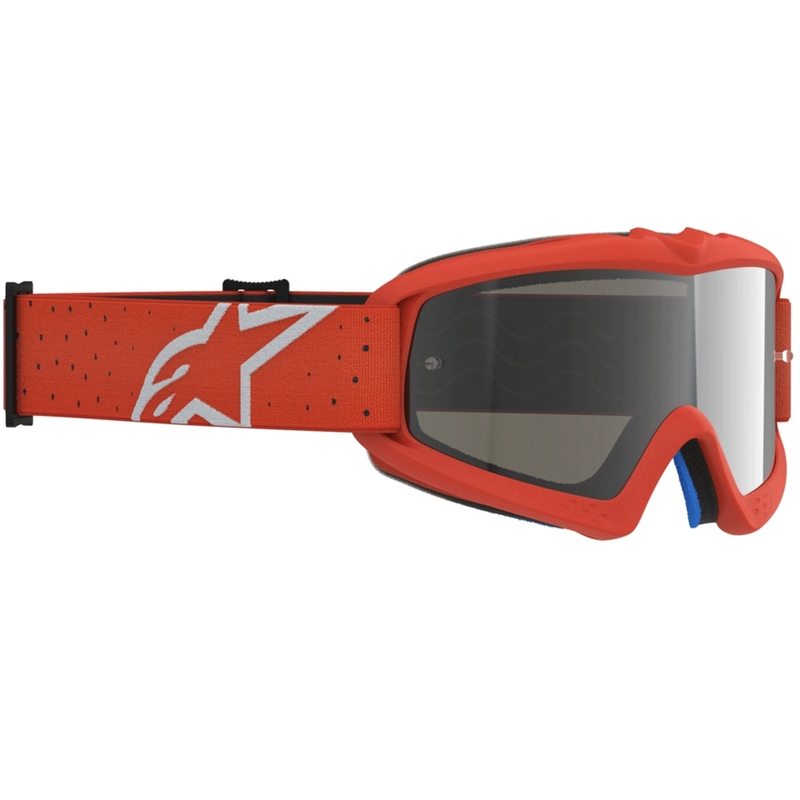 Alpinestars Vision Youth Vesta orange-silberne Motocross-Brille für Kinder