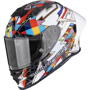 Scorpion EXO-R1 EVO II Air Pouls Integralhelm, weiß-mehrfarbig