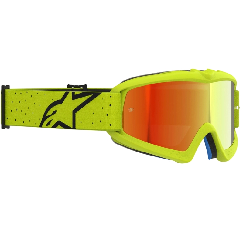Kinder-Motocrossbrille Vision Youth Vesta fluorgelb-schwarz
