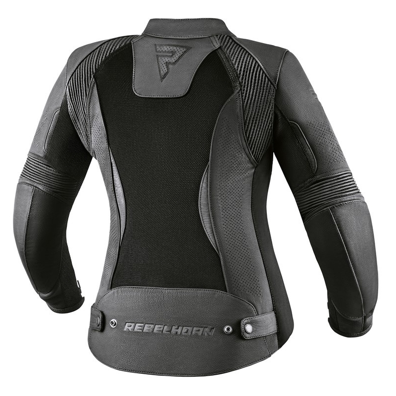 Frauen Rebelhorn Rocket Black Motorradjacke Ausverkauf