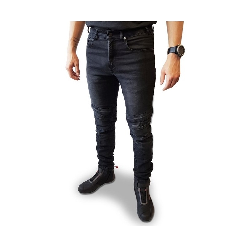 Ozone Hornet II Schwarze Motorradjeans