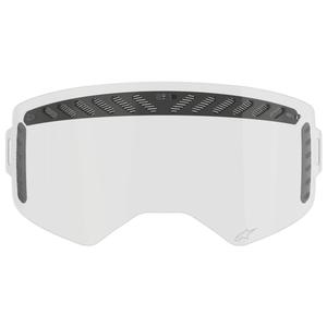 Klares, belüftetes Visier mit Modulatorfunktion für Alpinestars Supertech Skibrillen