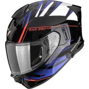 Scorpion EXO-530 Air Tigris Integralhelm für Motorräder, schwarz-blau-weiß