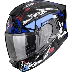 Scorpion EXO-530 Air Meteor Integralhelm für Motorräder, schwarz-blau