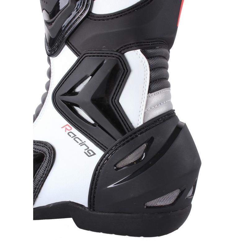 Moto Schuhe RSA Racing II weiß-schwarz Ausverkauf