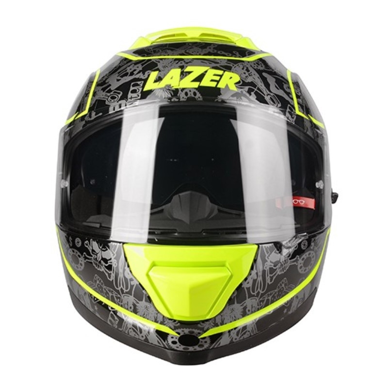 Lazer Rafale SR $13 Original schwarz-grau-fluo gelb Integral Motorradhelm Ausverkauf