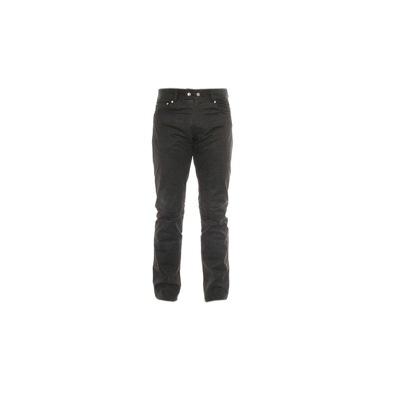Moto kalhoty kožené pánské Highway Kansas L.Jeans černé